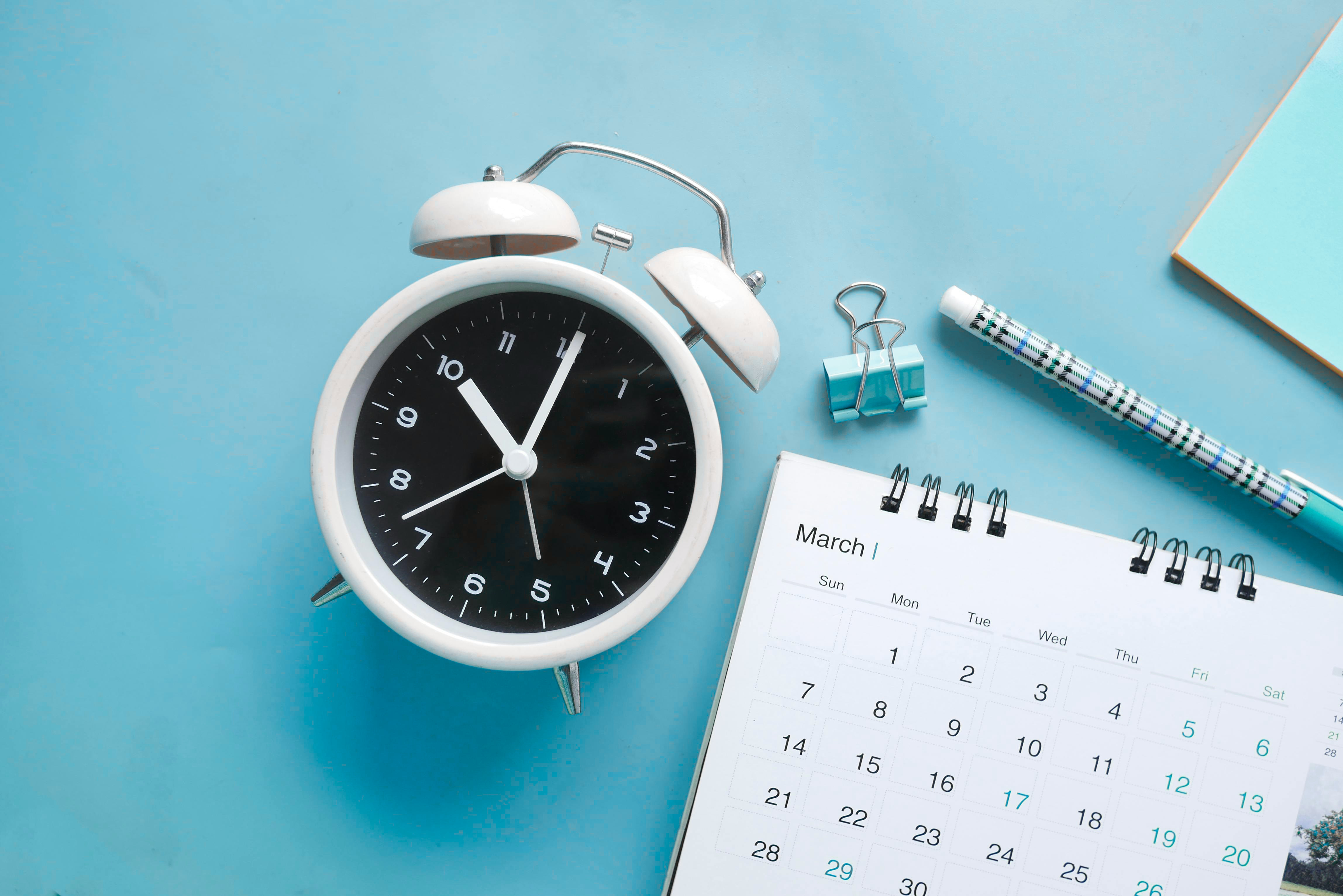 Calendário e cronograma de prazos